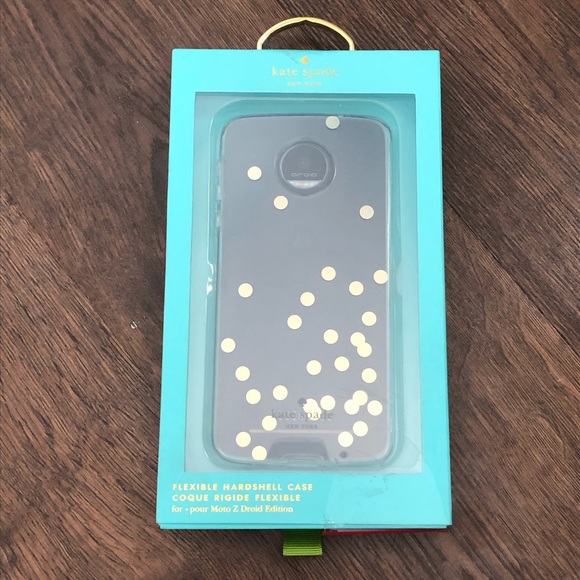 kate spade Accessories - Kate Spade Moto Z Droid Confetti Gold Dot case